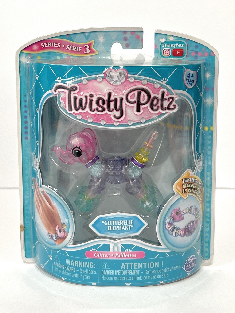 Twisty Petz Glitterelle Elephant Series 3 NEW